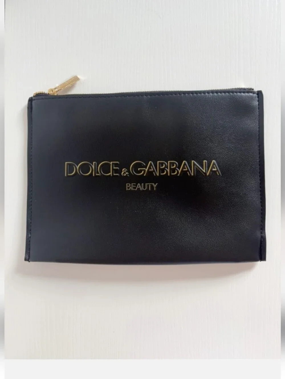 Dolce & Gabbana Beauty Black Makeup Pouch NIB